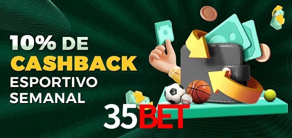 10% de bônus de cashback na 35bet